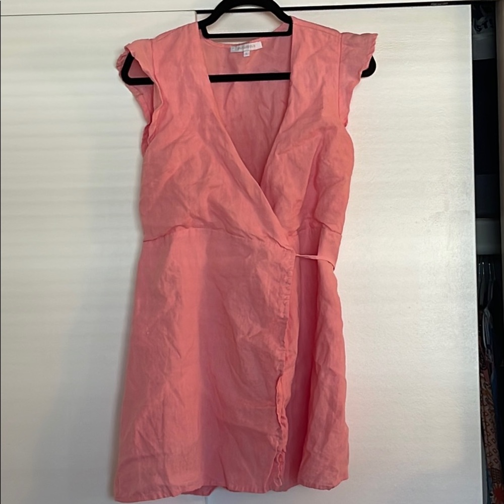 Olivaceous Wrap around cover up/dress